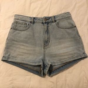 Kendall & Kylie Hi-Rise Denim Shorts